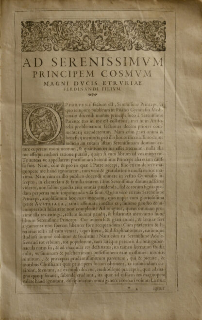 Giulio. -Commentarii in priores decem Aristotelis problematum sectiones.