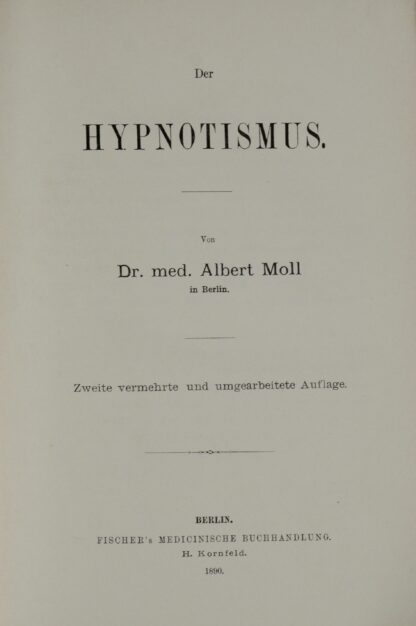 Albert. -Der Hypnotismus.