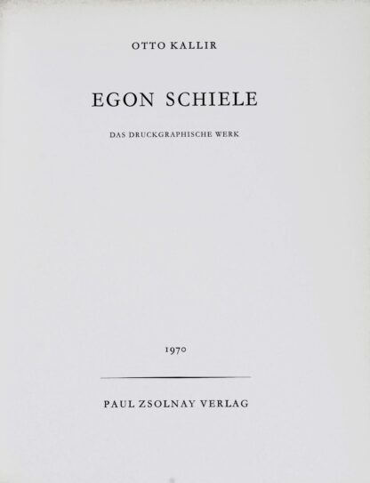 Otto. -Egon Schiele.