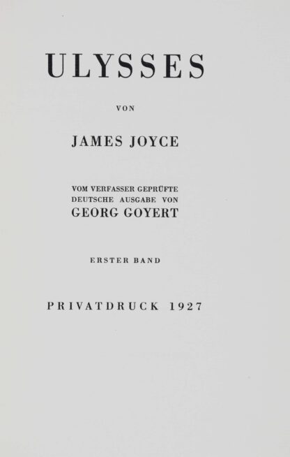 James. -Ulysses.