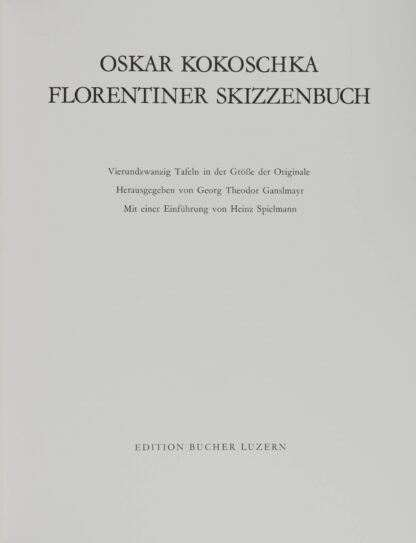 Oskar. -Florentiner Skizzenbuch.