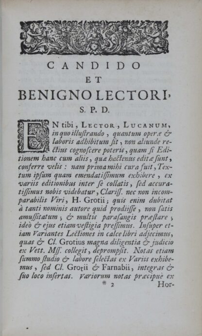 M(arcus) Annaeus. -De Bello Civili