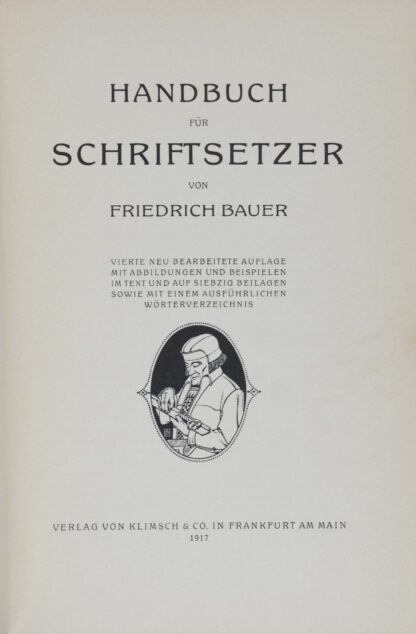 Friedrich. -Handbuch für Schriftsetzer.