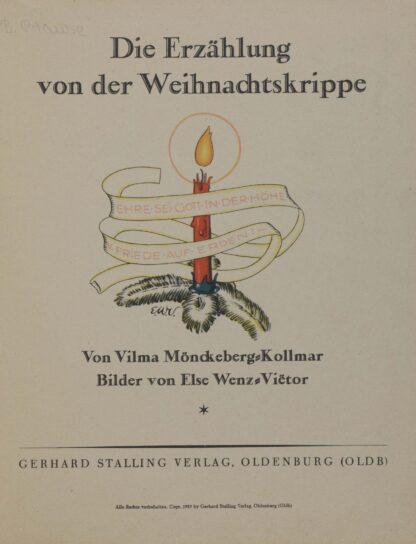 Vilma. -Die Erzählung von der Weihnachtskrippe.