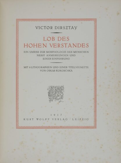 Victor. -Lob des hohen Verstandes.
