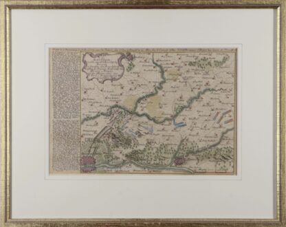 -Plan der Bataille welche am 13ten Apr. 1759 2 Stunden von Franckfurth