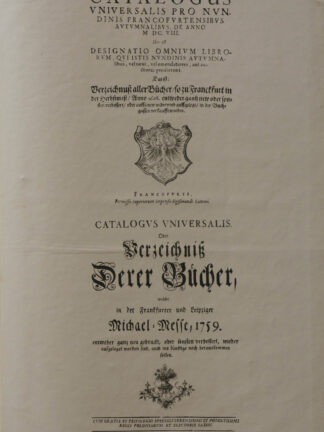-Codex nundinarius germaniae literatae bisecularis.