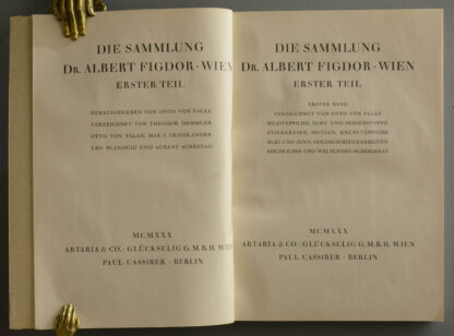 Otto von (Hrsg.).. -Die Sammlung Dr. Albert Figdor - Wien.