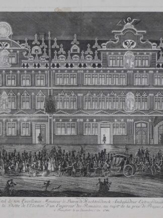 -Illumination qui à été faite a l'Hotel de Son Excellence Monsieur le Baron de Wachtendonck Ambassadeur... à Franfort le 20. Decembre