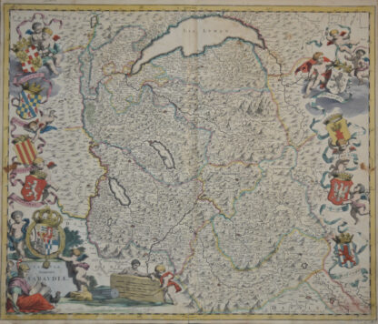 -SAVOYEN. Tabula Generalis Sabaudiae. Karte des Königreiches Savoyen