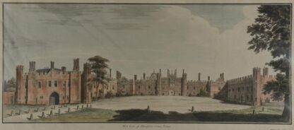 -HAMPTON COURT. West View of Hampton Court Palace.