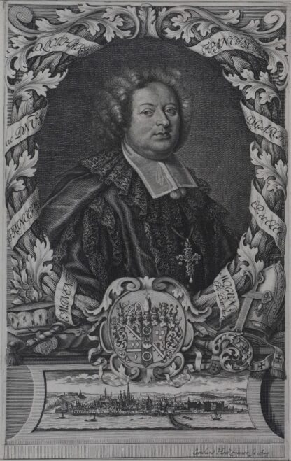 -D. Lothar Francisc... Archiprinceps ep. et elec... Mogunt. Brustporträt von Kurfürst Lothar Franz von Schönborn