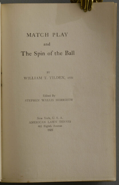 William T. -Match Play and The Spin of the Ball.