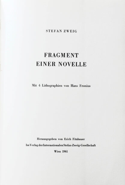 Stefan. -Fragment einer Novelle.
