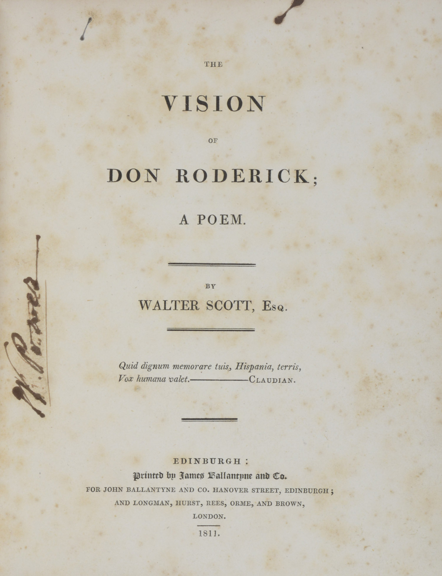 Walter. -The Vision of Don Roderick;