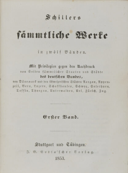 Friedrich von. -Sämmtliche Werke.