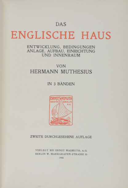 H. -Das englische Haus. Entwicklung