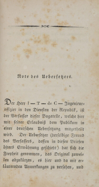 Anton). -Humoristische Streitereyen im Gebiete der Reichsstadt Frankfurt.