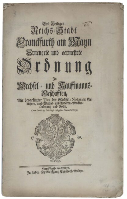 -Des Heiligen Reichs Stadt Franckfurth am Mayn