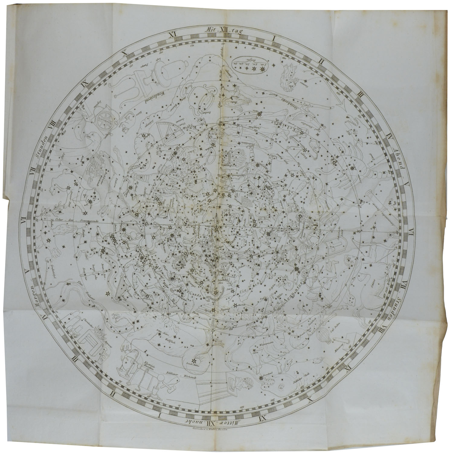 Johann Elert. -Anleitung zur Kenntniss des gestirnten Himmels.