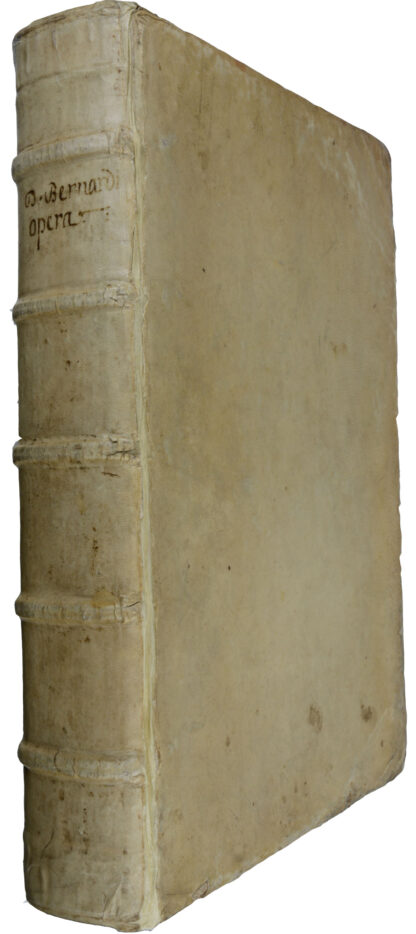 BERNARDUS CLARAVELLENSIS. -Melliflui devotique  doctoris Sancti Bernardi abbatis Clarevallen(sis) Cistercie(n)nsis ordinis opus preclarum suos complectens sermones de tempore: de sanctis: et super cantica ca(n)nticorum.