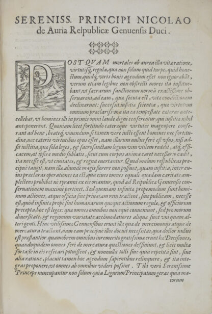 Marcantonio). -Decisiones Rotae Genuae de mercatura et pertinentibus ad eam.