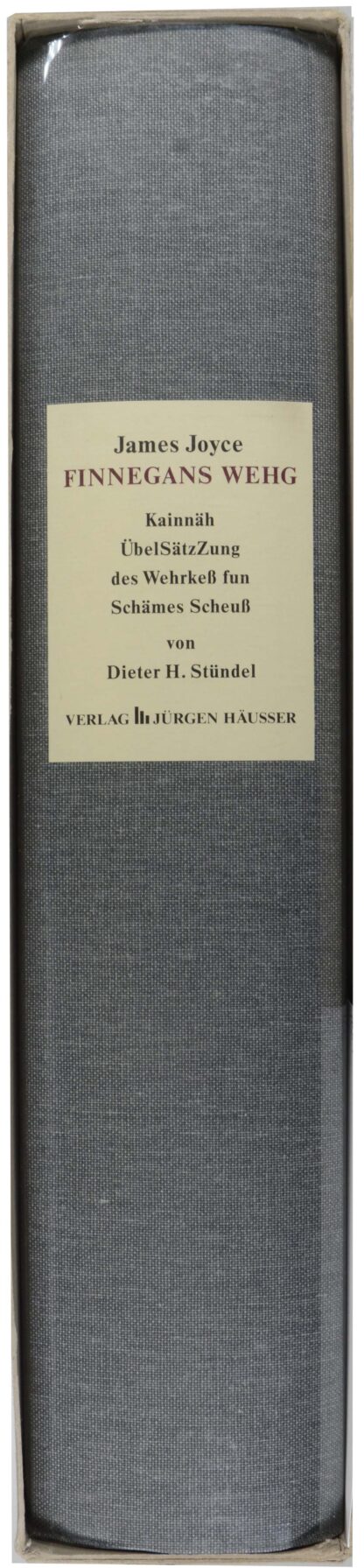 James. -Finnegans Wehg.