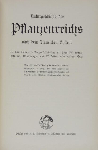 G. H. v. -Naturgeschichte des Pflanzenreichs nach dem Linnéschen System.