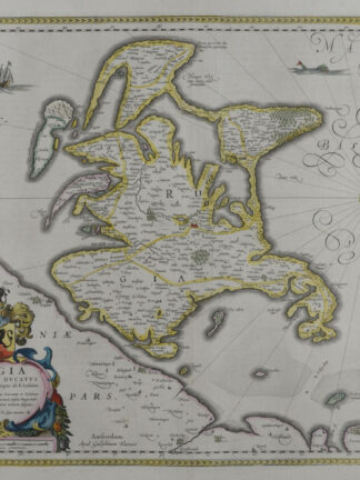 -RÜGEN. Rugia Insula ac Ducatus accuratissime descripta ab E. Lubino.