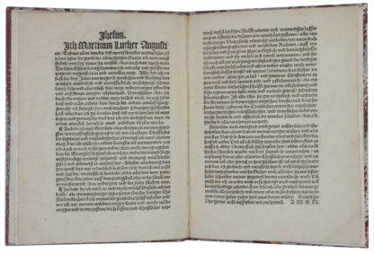 Martin. -Doctor Martinus Luther Augustiners Erbieten.