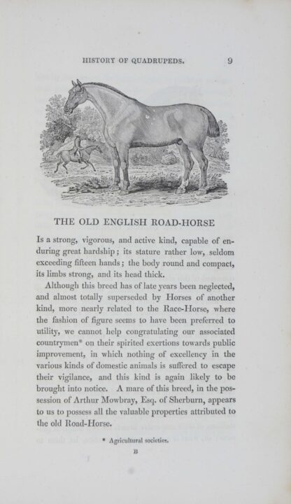 Thomas. -A General History of Quadrupeds.