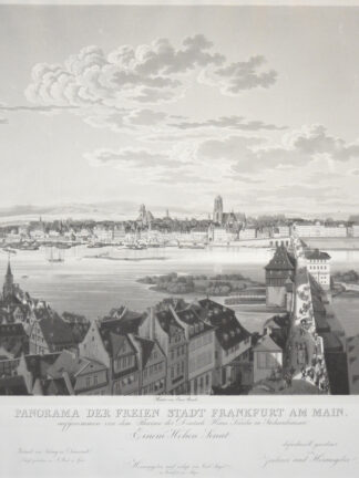 -Panorama der Freien Stadt Frankfurt am Main