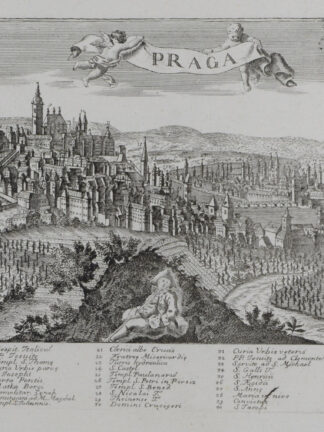 -PRAG. Praga. Gesamtansicht mit Legende am unteren Rand.