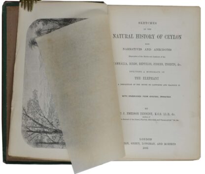 J. Emerson. -Sketches of the Natural History of Ceylon with narratives and anecdotes
