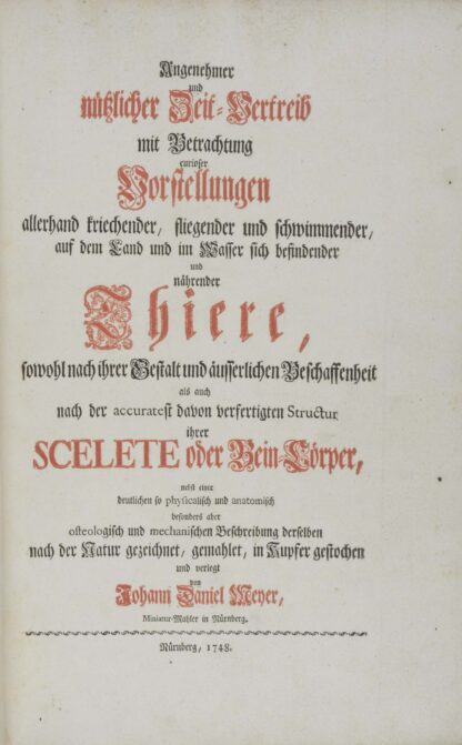auf dem Land und im Wasser sich befindender und nährender Thiere