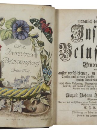 RÖSEL von ROSENHOF. -Der monatlich-herausgegebenen Insecten-Belustigung.