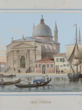-VENEDIG - VENEZIA. Insel Giudecca. Ansicht der Kirche Il Redentore auf Giudecca in Venedig.