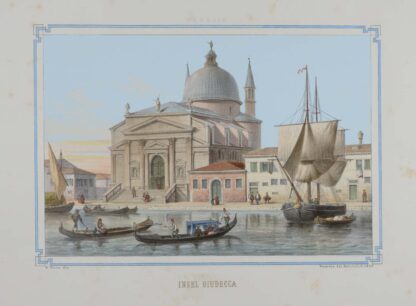-VENEDIG - VENEZIA. Insel Giudecca. Ansicht der Kirche Il Redentore auf Giudecca in Venedig.