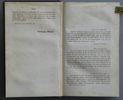 Wolfgang (Hrsg.). -Briefe der Prinzessin Elisabeth Charlotte von Orleans an die Raugräfin Louise 1676-1722. Mit einer Schriftprobe und einem Register.