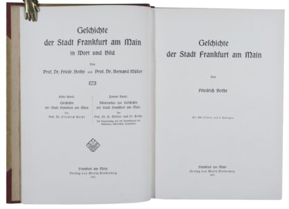 Friedrich. -Geschichte der Stadt Frankfurt am Main.