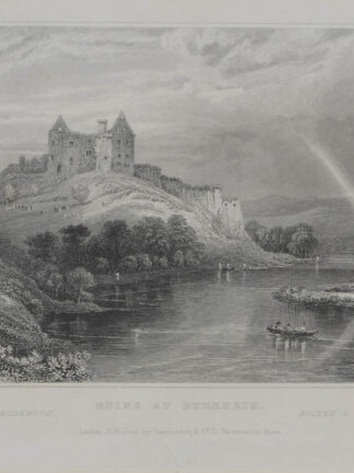 -BURKHEIM/b. Vogtsburg. Ansicht mit Ruine.