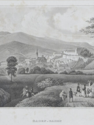 -BADEN-BADEN. Gesamtansicht.