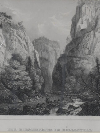 -HÖLLENTAL/Schwarzw. Ansicht mit dem Hirschsprung.