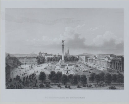 -STUTTGART. Schloßplatz.
