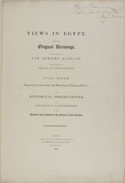 Luigi. -Views in Egypt