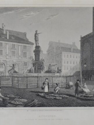 -AUGSBURG. Fountain of Augustus. Augustusbrunnen.