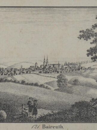 -BAIREUTH. BAYREUTH. Gesamtansicht aus der Ferne.