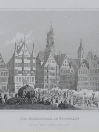 -STUTTGART. Marktplatz.