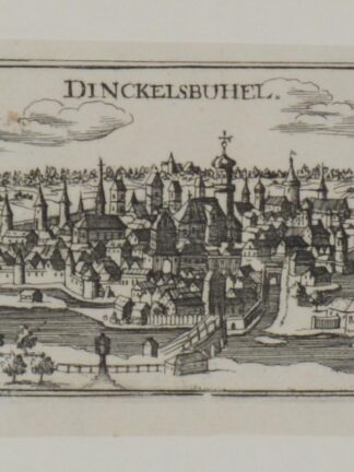 -DINKELSBÜHL (Dinckelsbuhel). Gesamtansicht.