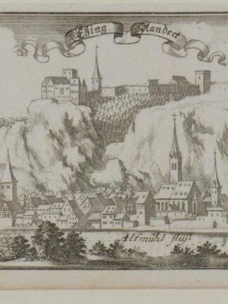 -ESSING - RANDECK a.d. Altmühl. Gesamtansicht mit Burg Randeck.